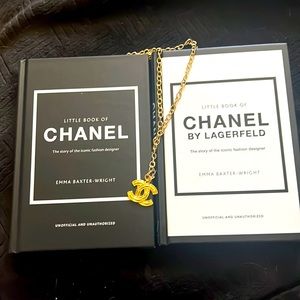 Two books of Chanel the little book of Chanel and LBO Chanel by Lagerfeld